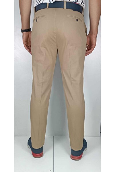 Bomonti Men's Oversize Stretchy Cotton Trousers