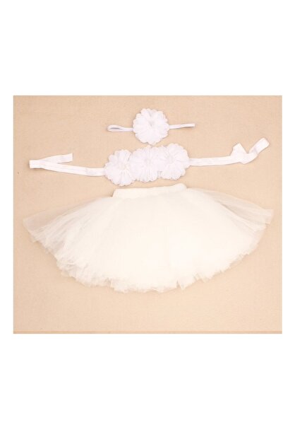 bbays new trend تنورة توتو لحديثي الولادة مكونة من 3 قطع، مجموعة تنورة توتو ل...