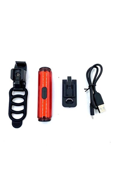 Genel Markalar Brıvıga Ebl-3211 100 Lm Usb Şarjlı Bisiklet Arka Stop Lamba Çakar