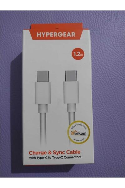 HyperGear Type-c To Type-c Şarj Kablosu 1.2 Metre