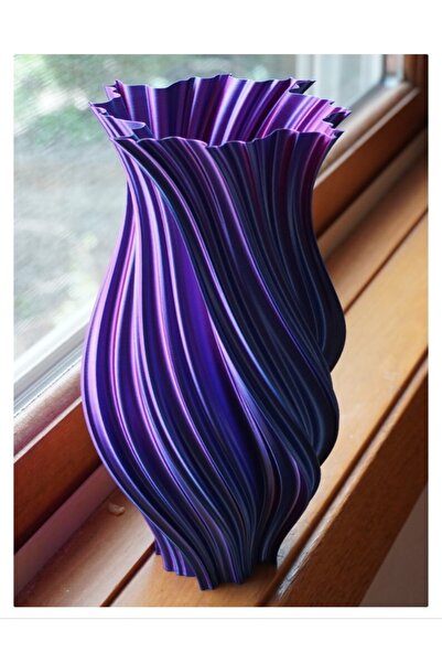 TuransoyCraft Waves Dekoratif Modern Vazo