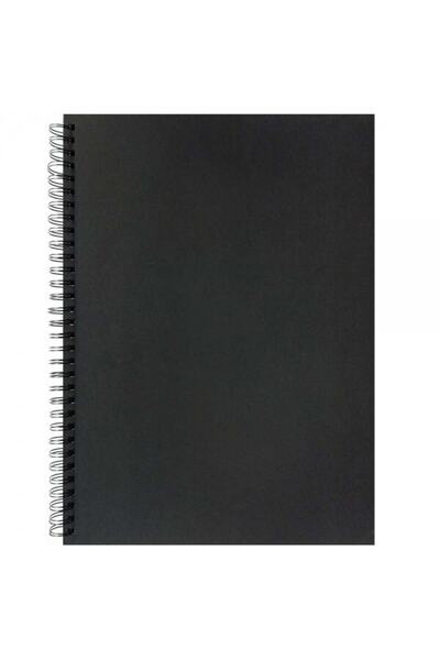 Winsor Newton Winsor & Newton : Black Hard Covered Spiral Sketchbook : 180 Gr (40 Sheets) : A3