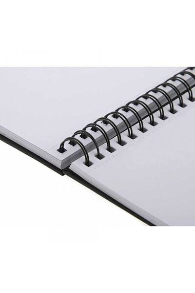 Winsor Newton Winsor & Newton : Black Hard Covered Spiral Sketchbook : 170 Gr (50 Sheets) : A5