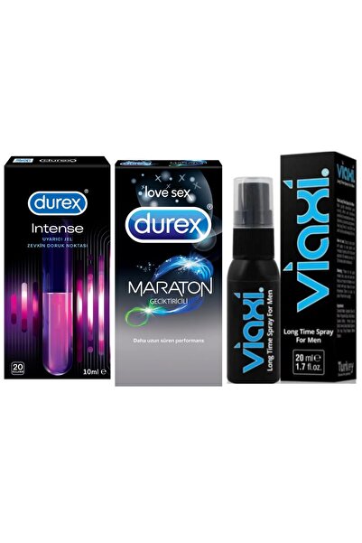 Durex Intense Uyarıcı Jel Maraton Prezarvatif Viaxi Long Time Spray