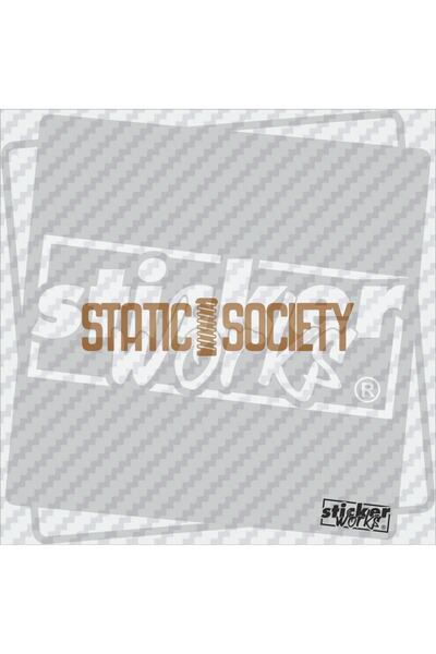 Sticker Works ملصق الزجاج الأمامي من شركة Static Society