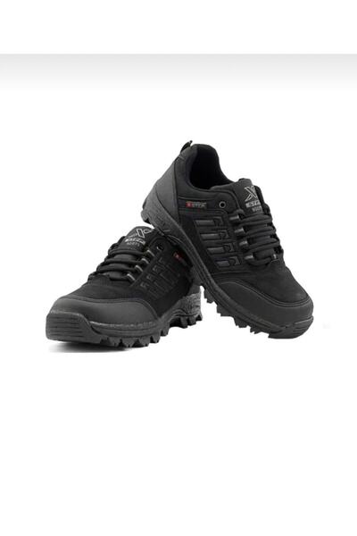 XStep Karagöz Kundura Unısex Siyah Suya Soğuğa Dayanıklı Kışlık Trekking Kısa Bot