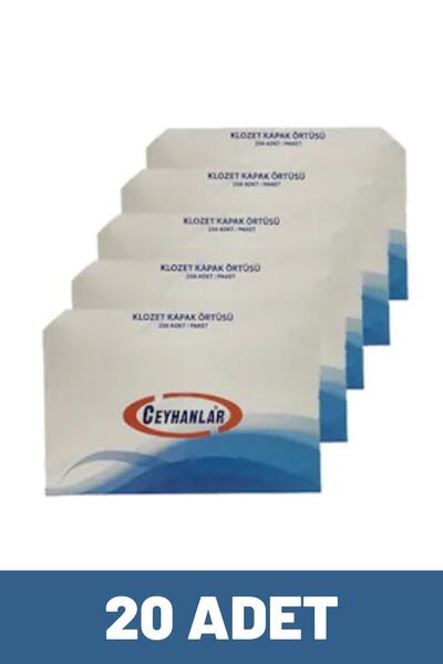 Ceyhanlar Klozet Kapak Örtüsü 20 X 250'li Paket