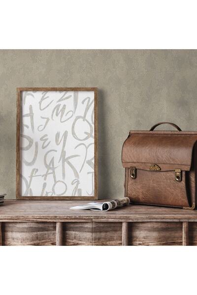 Adawall Dante Seri Düz Desenli Duvar Kağıtı(1402-5: GRİ 2)