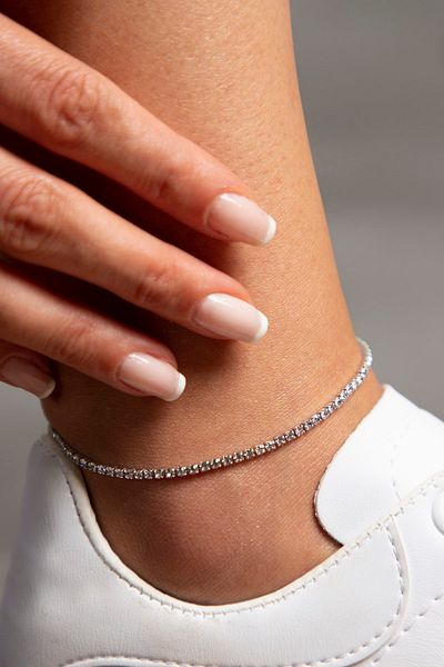 Elika Silver Women's Waterway Model Anklet