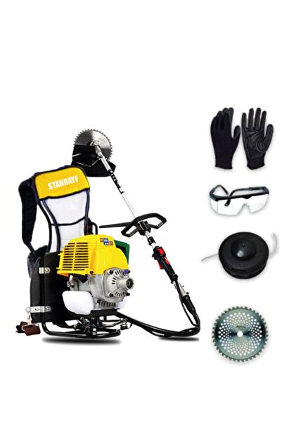 stanrayf Alman 15 Hp Çelik Şanzıman Ağır Hizmete Uygun Benzinli Ot Çalı Çim B...