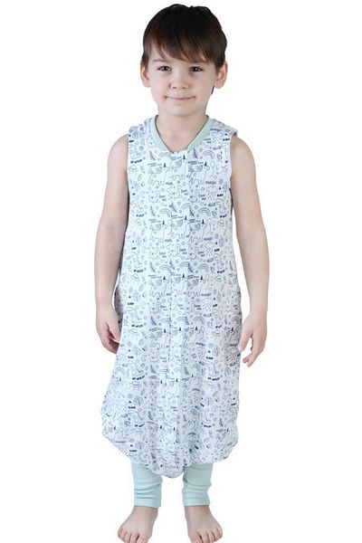 Woolnat Organic Cotton Double Layer Sleeveless Magic Themed Sleeping Bag