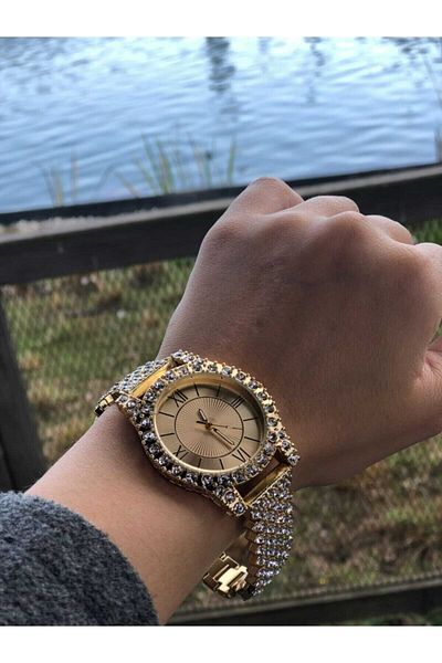 pullmarkt Steel Jewelled Women's Wristwatch Teen Girls Watches Stylish Design Wristwatches