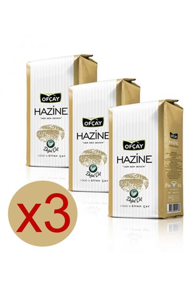 Ofçay Hazine Siyah Çay 1 Kg X 3
