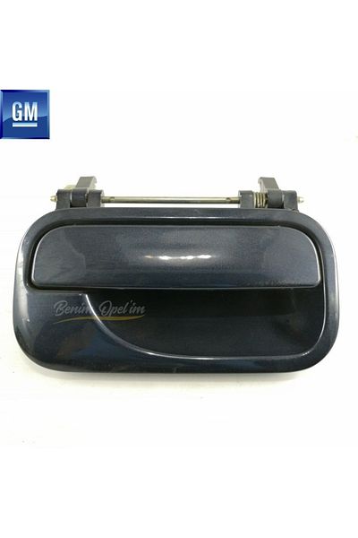 GM Opel Vectra B Non-Perforated Right Door External Opening Handle Navy Blue (Dark Blue) Compatible