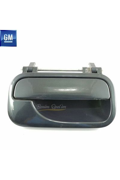 GM Opel Vectra B Non-Perforated Right Door Outer Opening Handle Dark Green Original Compatible