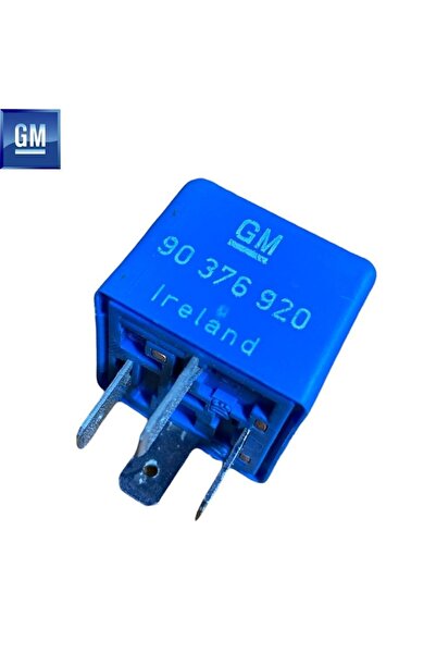 GM 4 Fişli Klima Fan Rolesi Mavi 12v 40a Opel Corsa B, Tigra A, Vectra A, Astra F, Omega A B Orijinal