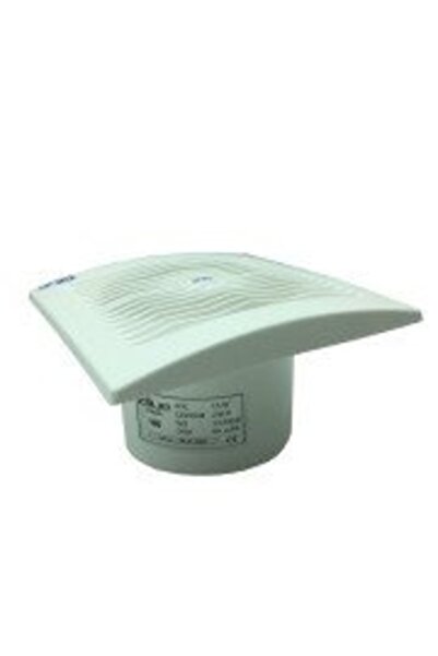 Genel Markalar Blue Plast Kar Beyazı 148x220x200mm 150mm Dekoratif Aspiratör Zikzaklı Tasarım Titremez Yapı