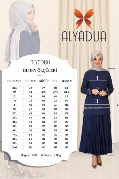 Fashion Showcase Ece Double Set Stone - Design - Fsc2073