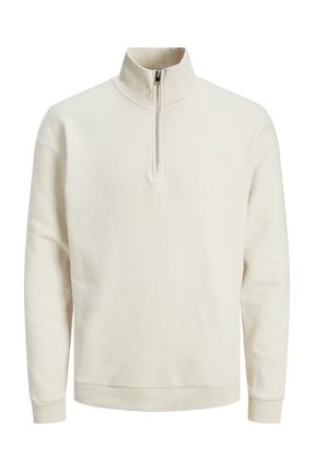 Jack Jones Jack Jones Copenhagen Sweat Half Zip High N Ln Erkek Bej Sweatshirt 12222704 06 Fiyat Yorumlar Trendyol