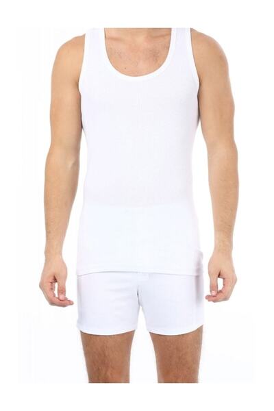 Rosenna Evil Eye Star Ανδρικό λευκό λουράκι Κλασικό βαμβακερό εσώρουχο 1 πακέτο