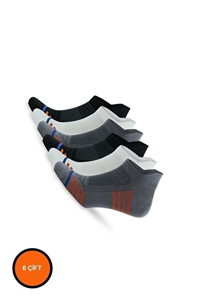 Collection 6 Çift Bambu Spor Dikişsiz Performans Kısa Patik Erkek Çorap Seti 3150