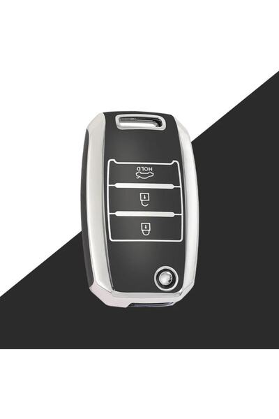 AYZ GARAGE Husă pentru chei Kia Switch Tpu Material Negru