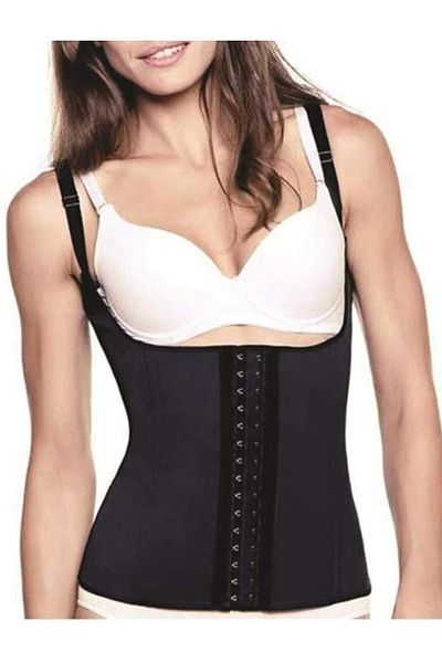 by İGP Women's Black Strappy Under-Bust Shaper Vest Corset