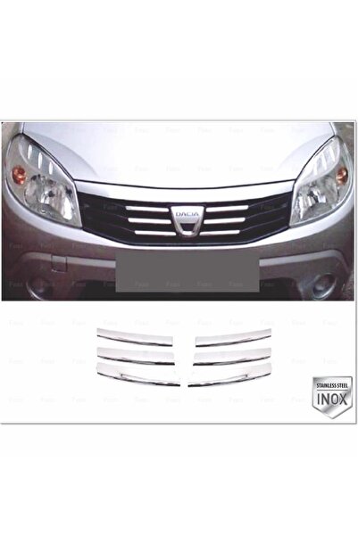 FAMS OTO AKSESUAR Dacia Sandero Krom Ön Panjur 6 Prç, 2006-2012 P, Çelik