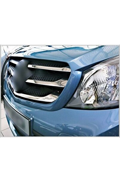 FAMS OTO AKSESUAR Mercedes Citan Krom Ön Panjur 5 Prç, 2013-2020 Paslanmaz Çelik