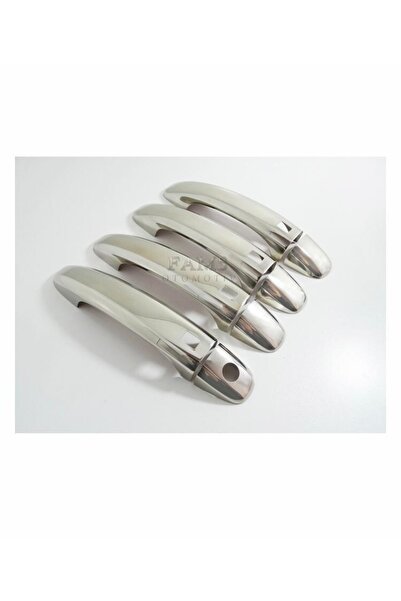 FAMS OTO AKSESUAR Audi A4 Krom Kapı Kolu 4 Kapı 2007-2015 P. Çelik (SENSÖRLÜ)