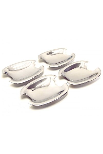 FAMS OTO AKSESUAR Opel Corsa D Krom Dış Kapı Kolu Tası 4 Kapı 2006-2014 Arası Paslanmaz Çelik