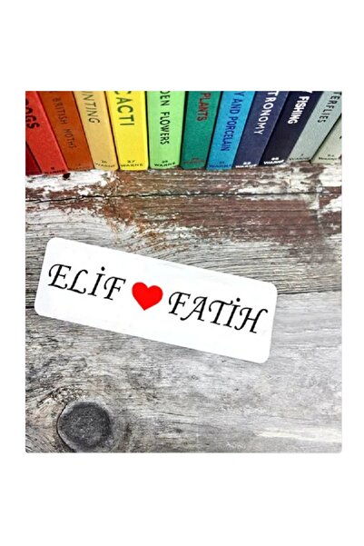 baskıtek Kitap Ayracı Metal Isme Özel