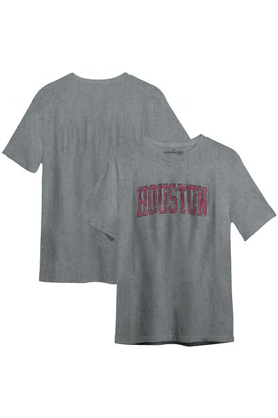 usateamfans Μπλουζάκι Houston Oversize - Χαλαρή Εφαρμογή