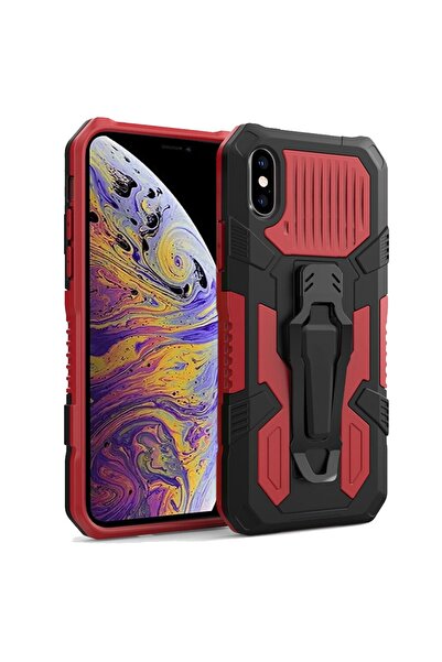 Smart Tech Iphone Xs Max Uyumlu Zırh Tank Kılıf Yüksek Koruma