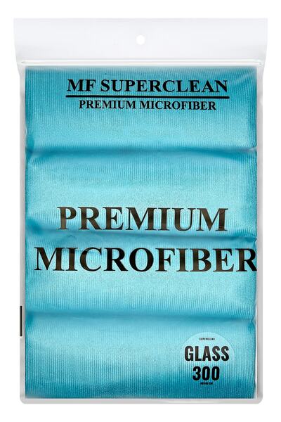 MF SuperClean Mikrofiber Cam Bezi Seti - 50x70 Cm - 4 Adet