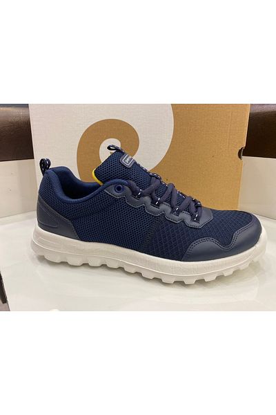 Pierre Cardin Pantofi de sport pentru bărbați, cu talpă ușoară, ortopedică, cu plasă albastru bleumarin, pentru utilizare zilnică PC-31120