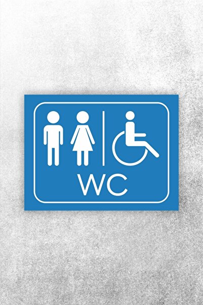 karbonsoft Wc Tuvalet Tabelası Kapı Ve Duvar Yönlendirme Tabelası