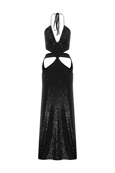 İlayda Karakus "le Reve" Siyah Cut-out Elbise