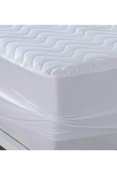Firuze Quilted Microfiber Complete Elastic Rust Free Mattress Protector Mattress Cover 100X200/160X200/180X200