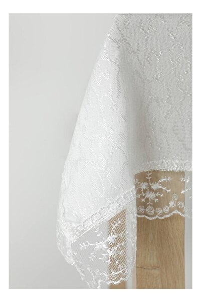 Alfima مفرش المائدة الدانتيل (كريم)