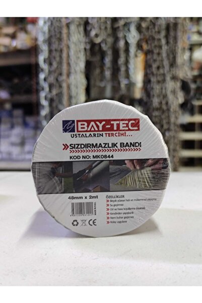 Baytec Su Sızdırmaz Tamir Bandı Güçlü Çamur Bant 48mm X 2mt Mk0844