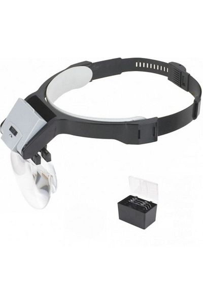Nikula - Lens Mounted 5 Lenses, Led Lamp Hat Type Magnifier