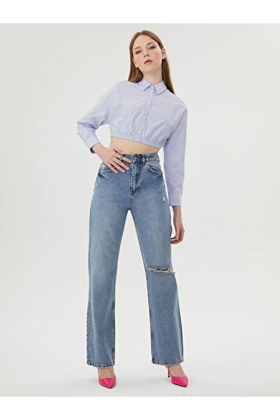 Loft Cămașă de damă cu mânecă U