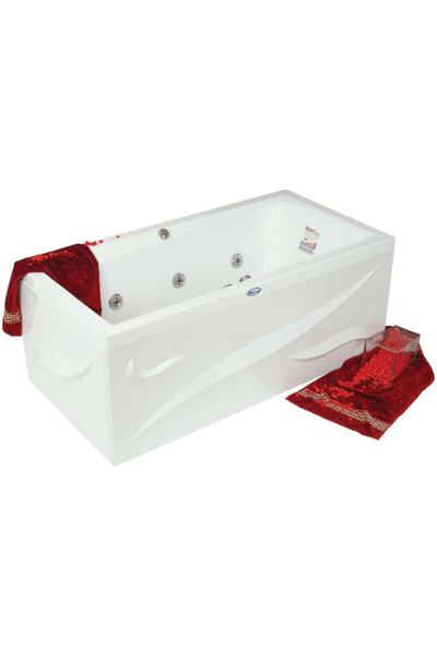 Waterway Pıne Bay Jakuzi 140x70 H:55 Bonus Hidromasaj Sistemli Küvet Gövde Metal Ayak Ön Panel