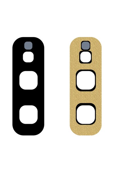 FLAGEN Samsung Galaxy S10e Compatible Rear Camera Glass Lens with Adhesive