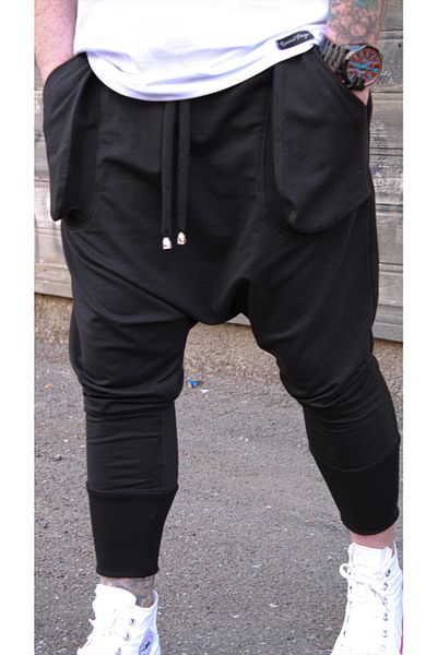 Special Design Men's Black Special Design Shalwar