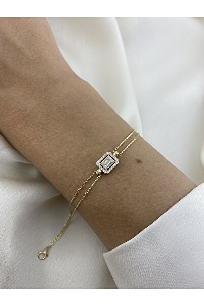 Amoure Gold 14 Ayar Altın Baget Bileklik