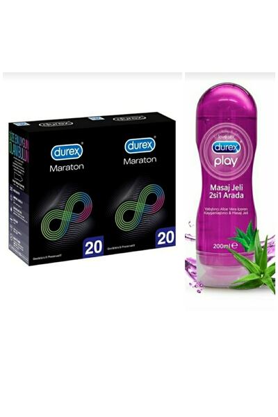 Durex Maraton Geciktiricili 40lı Prezarvatif Aloveralı Kayganlaştırıcı Ve Mas...