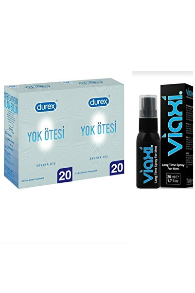 Durex Yok Ötesi Ultra İnce Kaygan Prezarvatif 40lı+Geciktirici Sprey