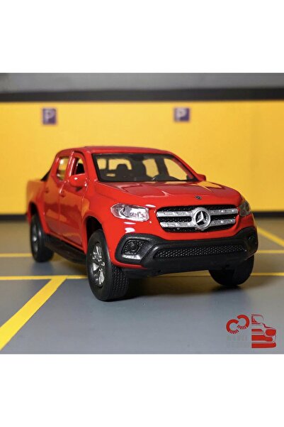 WELLY Mercedes-benz X Class 1/36 Ölçek *c&c Model Garage* Çek Bırak Metal Model Araba Oyuncak